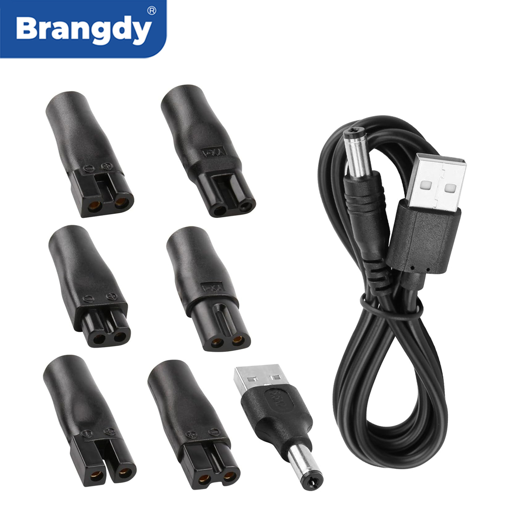Beard Trimmer - Brangdy 8 PCS Replacement Power Cord