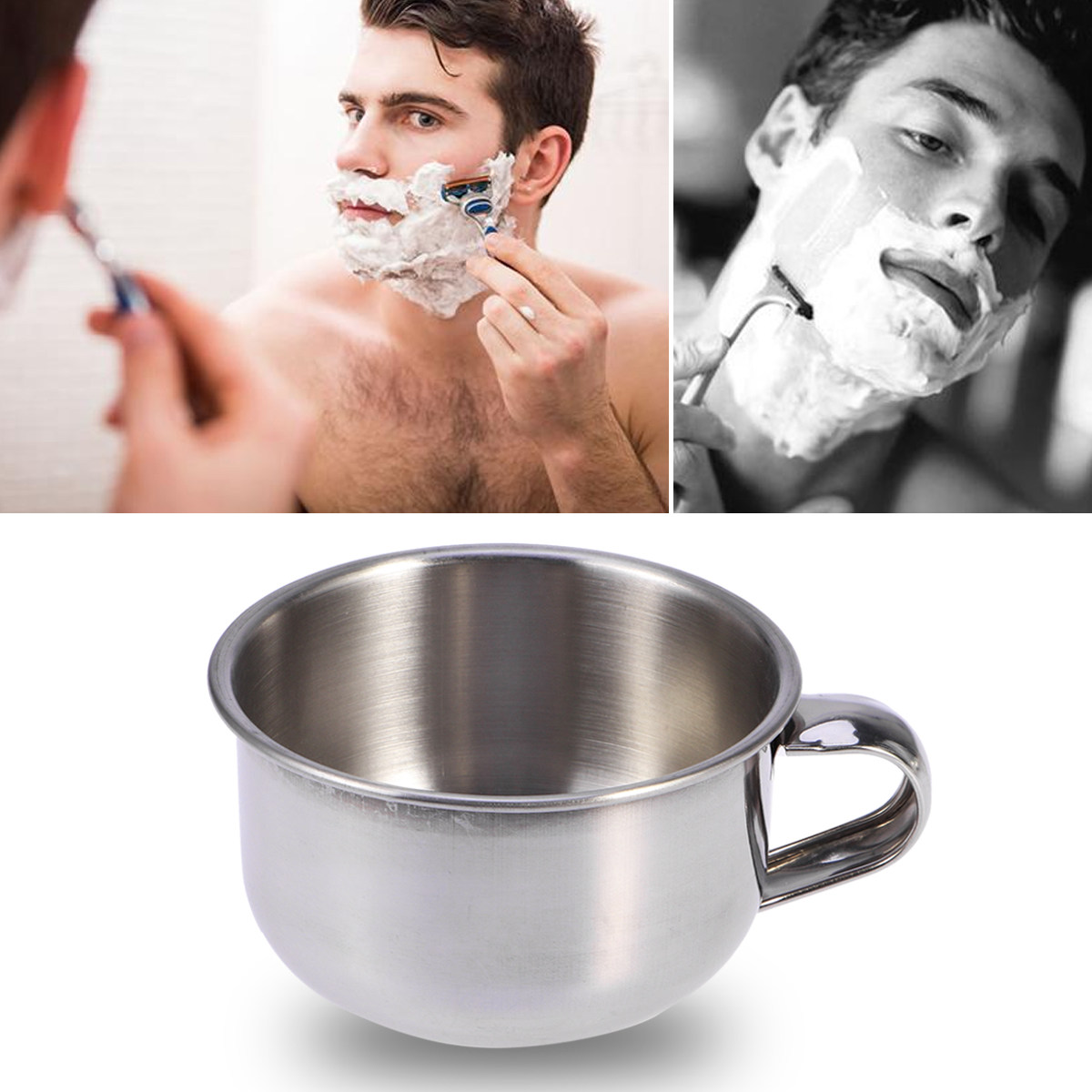 Mens Grooming Travel Kit - 1 pcs Travel Shaving Bowl Men