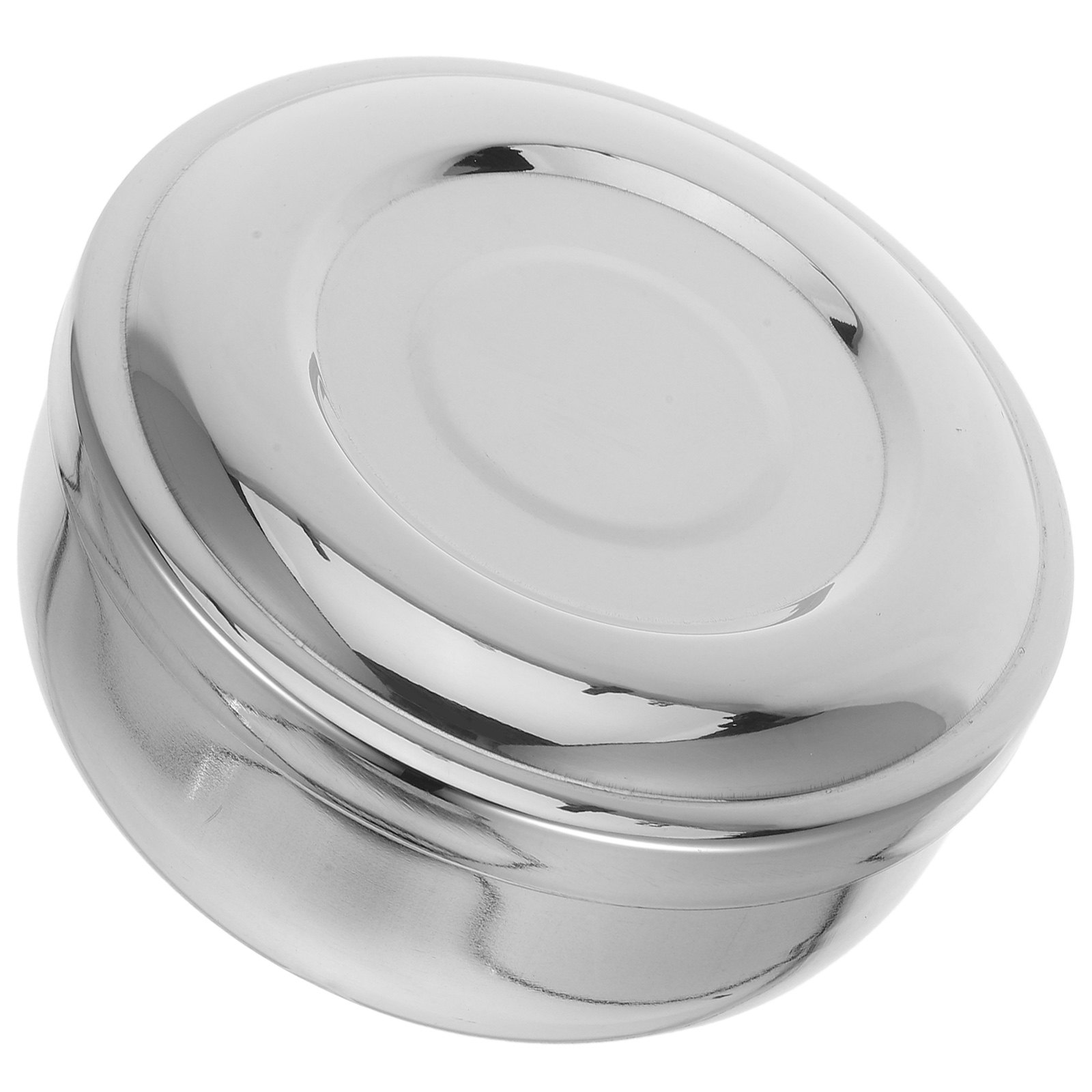 Mens Grooming Travel Kit - Metal Shaving Bowl with Lid Mens