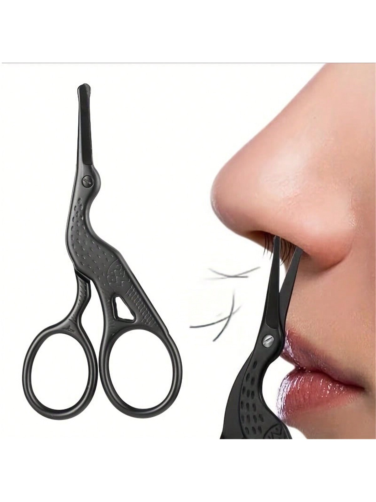 Nose Trimmer - Nose Hair Scissors, Stainless Steel Rounded
