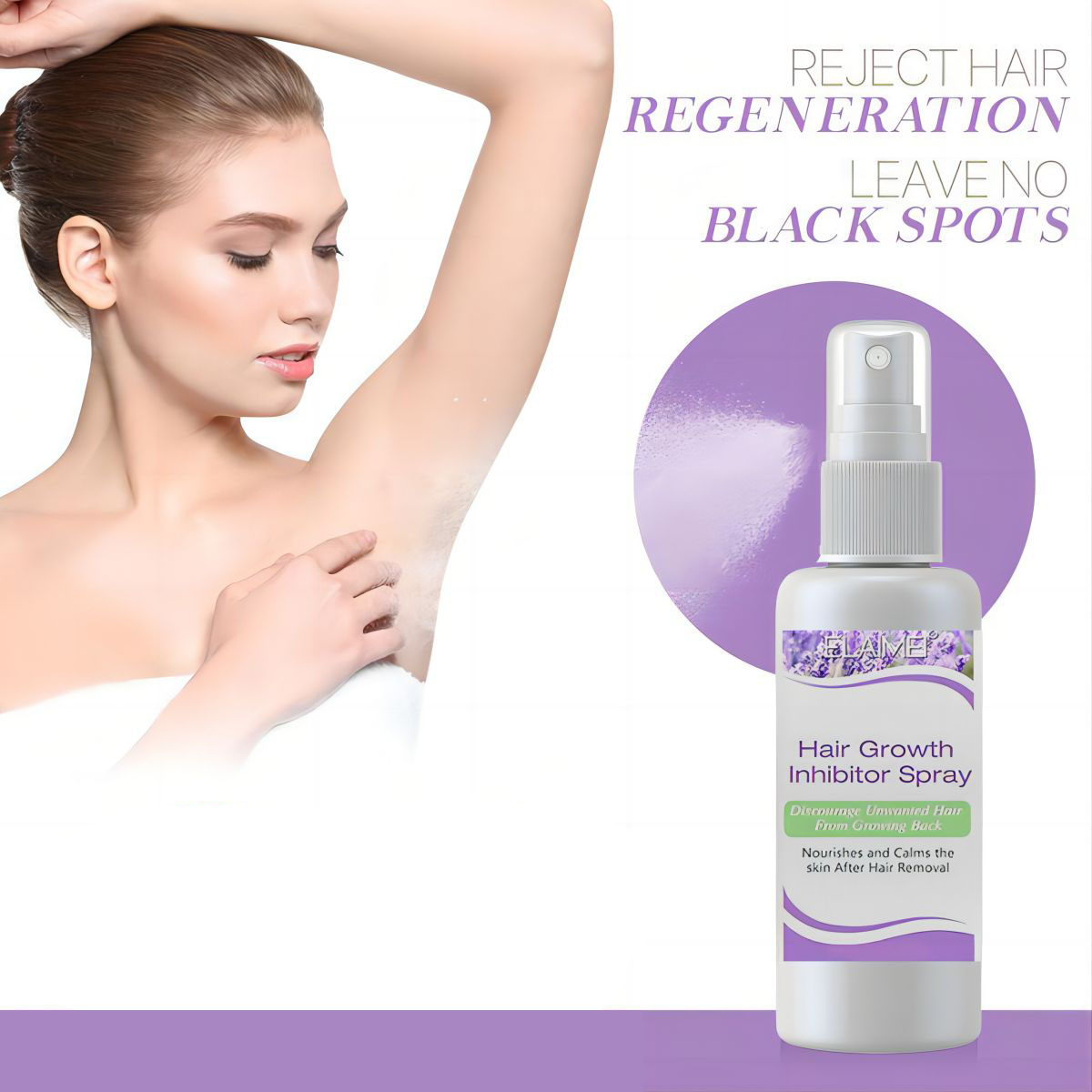 Shaving Cream - Permanant Hair Growth Removal Inhibitor Spray