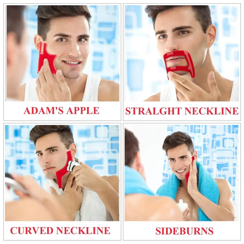 2/4Pcs Men's Beard Combs Hair  - Beard Trimmer ulasan dan harga