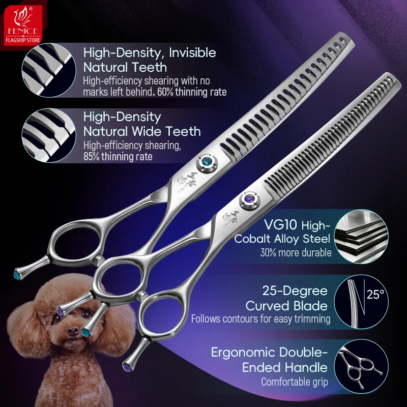 Fenice King Series 7 Inch VG10 - Grooming Scissors ulasan dan harga