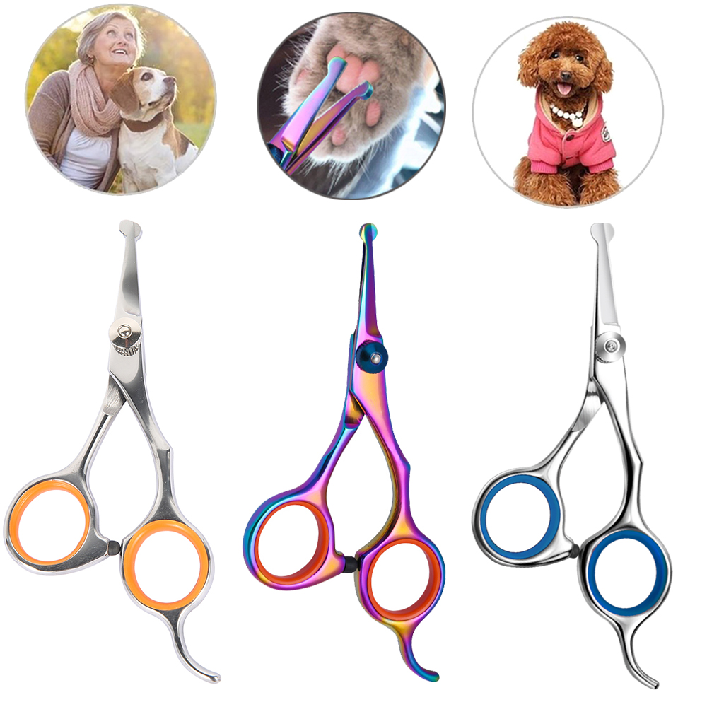 Safety Round Head Stainless St - Grooming Scissors ulasan dan harga