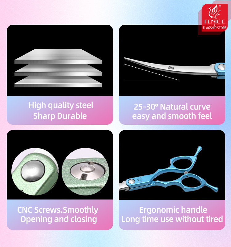 Fenice 6.5 Inch Professional D - Grooming Scissors ulasan dan harga