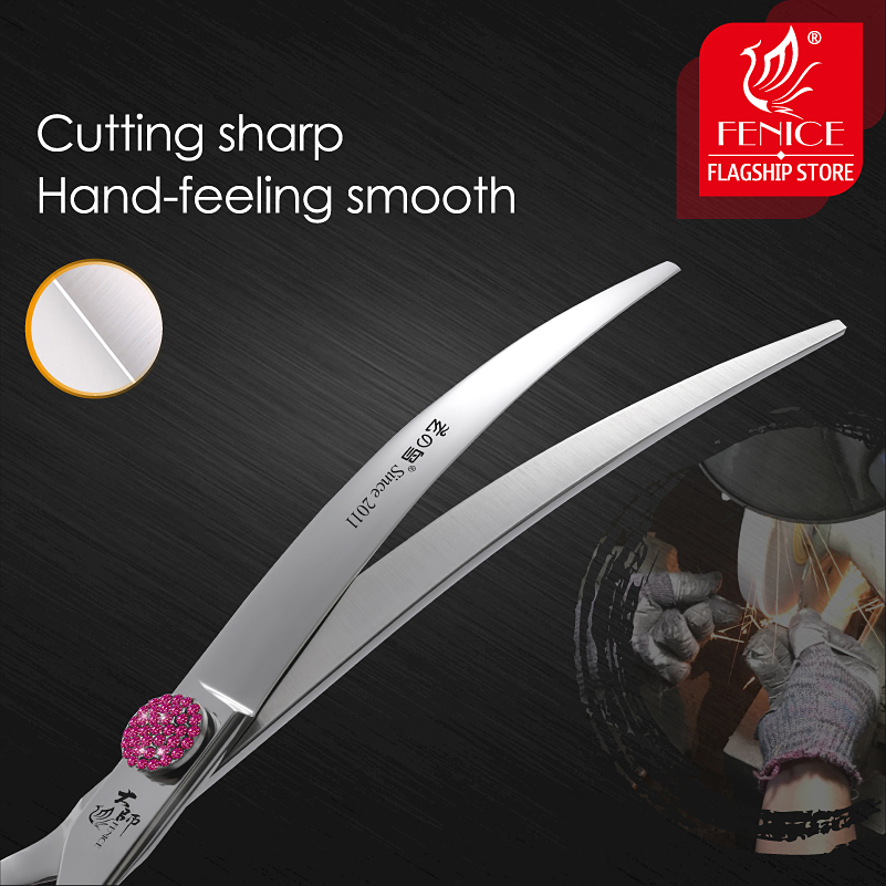 Fenice Pink Diamond Screw Pet  - Grooming Scissors ulasan dan harga