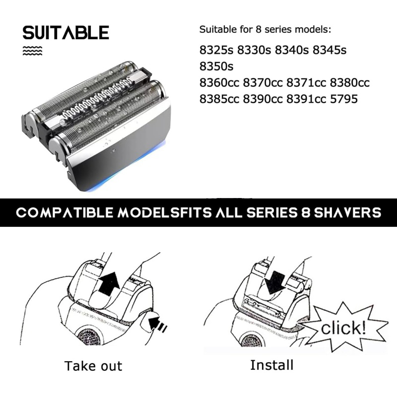 83M Shaver Razor Replacement H - Electric Razor ulasan dan harga
