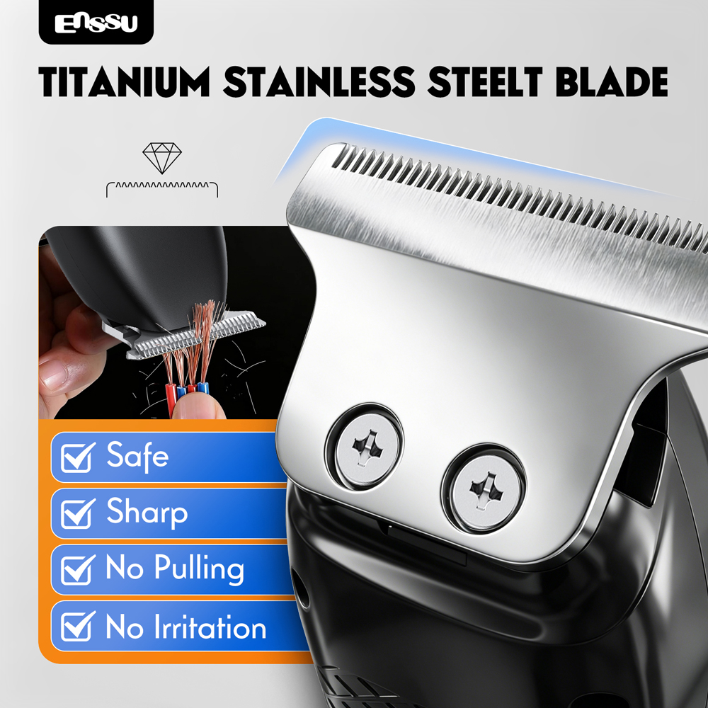 ENSSU Professional T‑Blade Hai - Beard Trimmer ulasan dan harga
