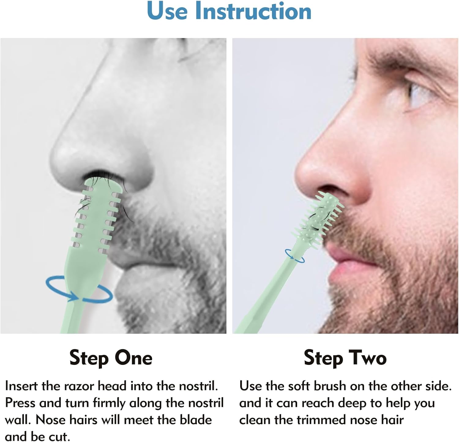 5/20/50Pcs 2-in-1 Nasal Cutter - Nose Trimmer ulasan dan harga