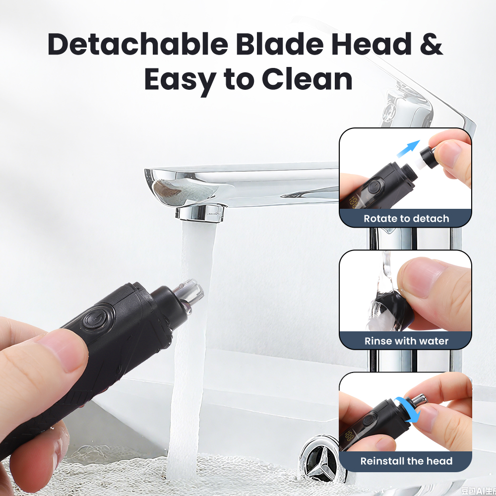 Electric Nose Hair Clipper Rec - Nose Trimmer ulasan dan harga
