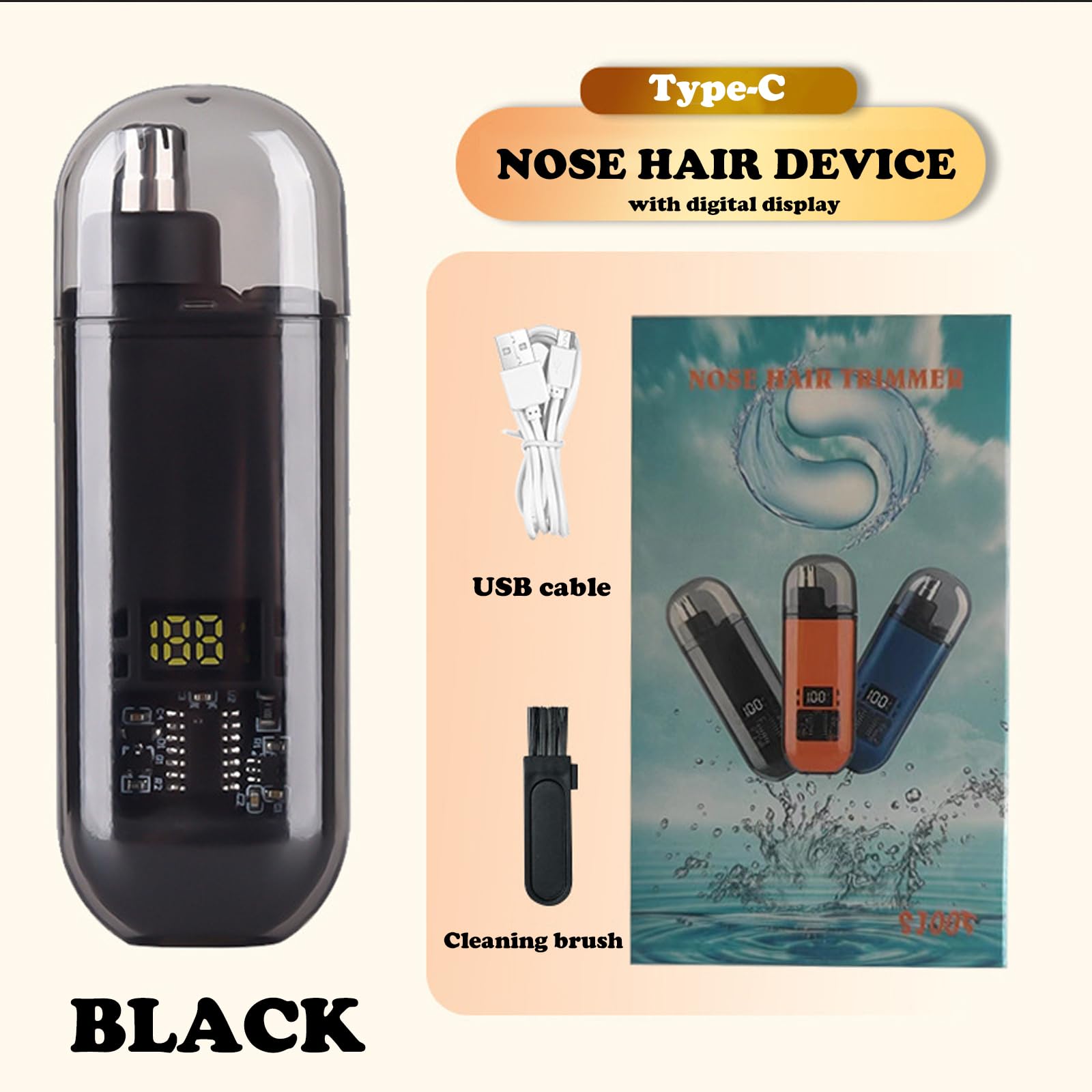 Nose Ear Hair Trimmer USB Rech - Nose Trimmer ulasan dan harga