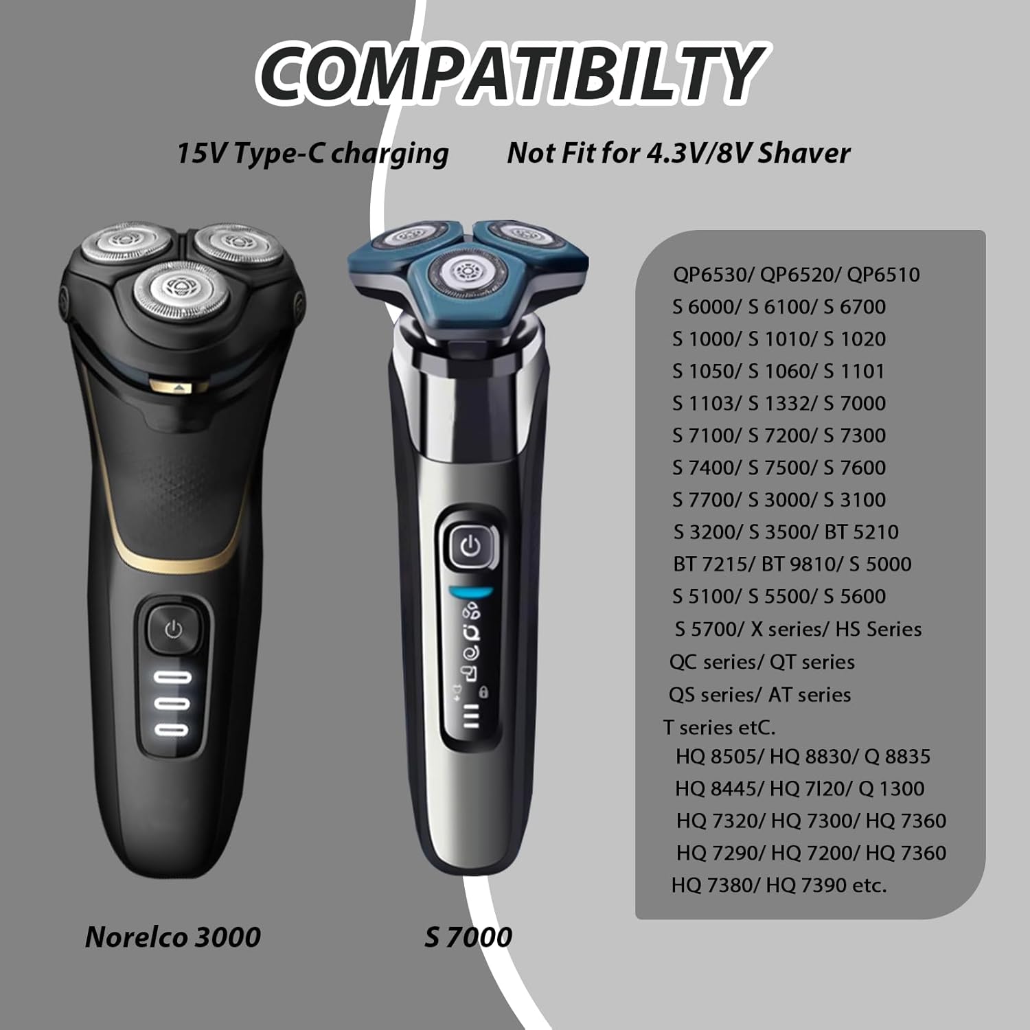 Brangdy 15V HQ8505 Type-C Shav - Beard Trimmer ulasan dan harga