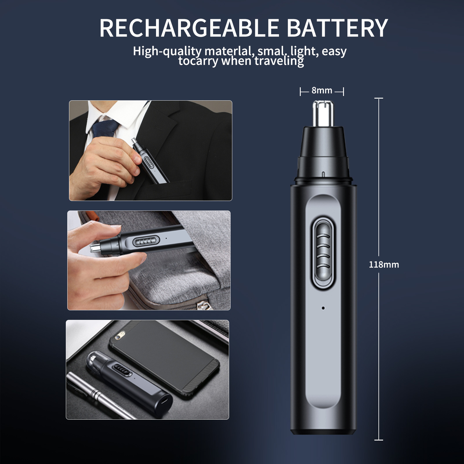 Nose Hair Trimmer for Men Elec - Nose Trimmer ulasan dan harga
