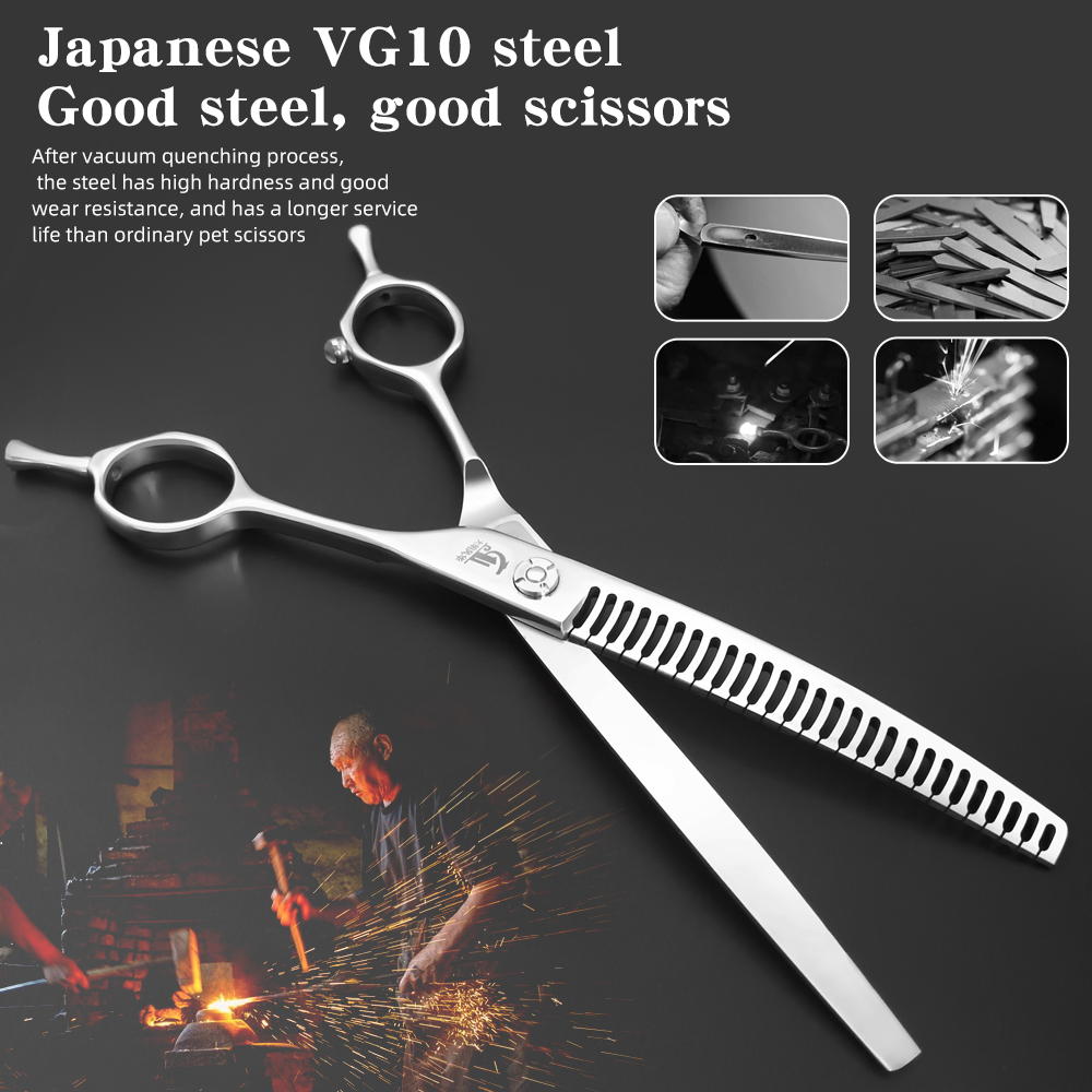 Dog Grooming Fishbone Scissors - Grooming Scissors ulasan dan harga