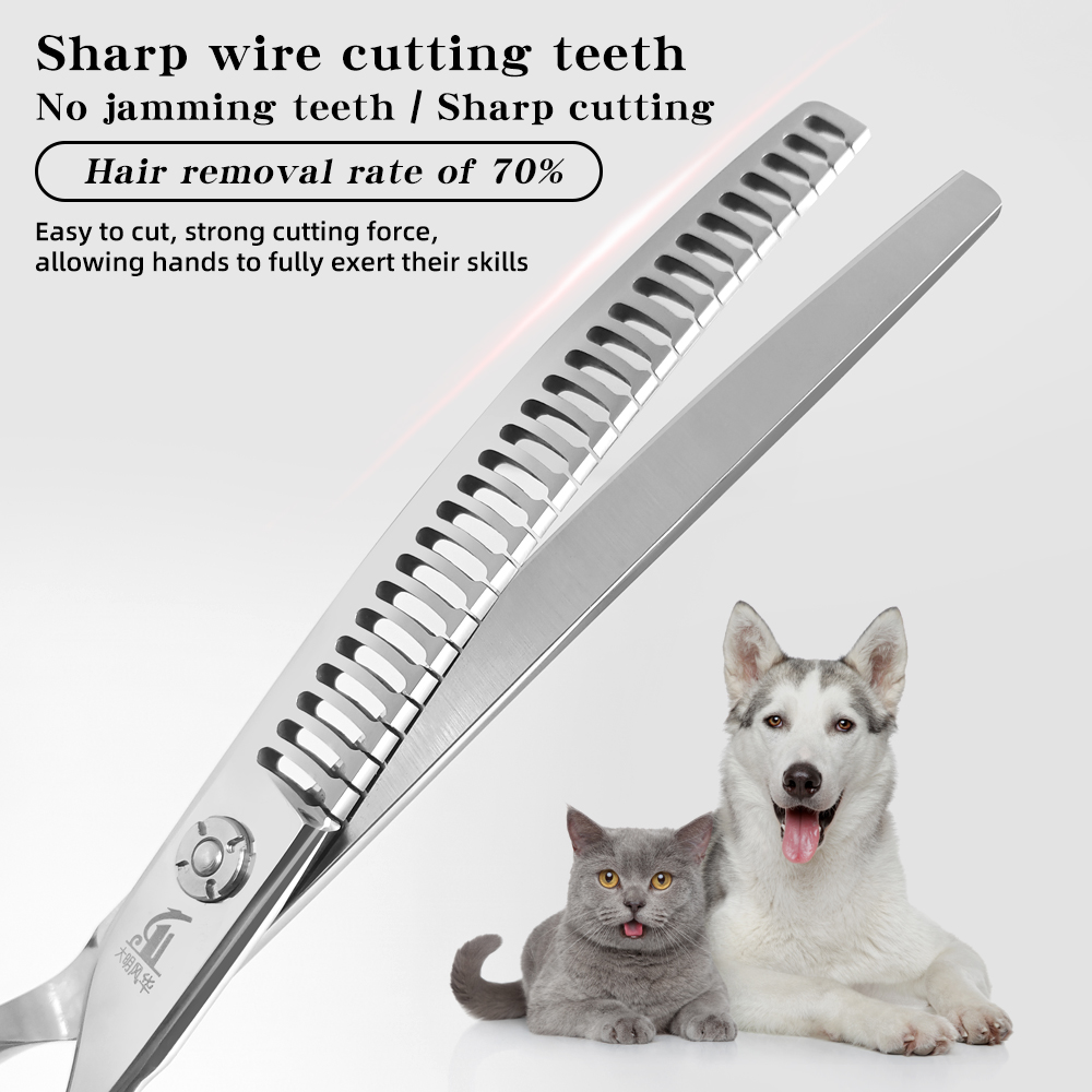 Dog Grooming Fishbone Scissors - Grooming Scissors ulasan dan harga