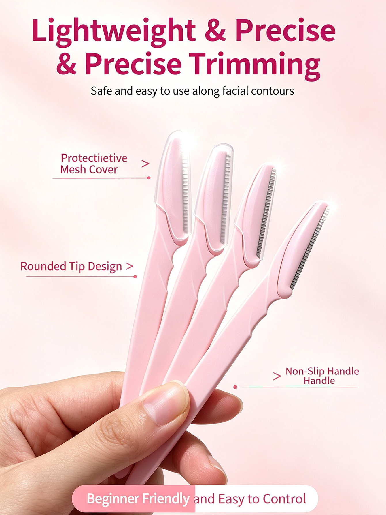 Bottled Eyebrow Razor Set, wit - Body Trimmer ulasan dan harga