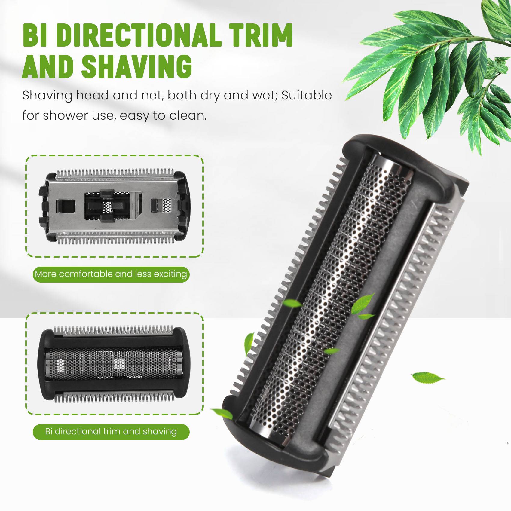 5 Pack Trimmer Shaver Head Foi - Body Trimmer ulasan dan harga