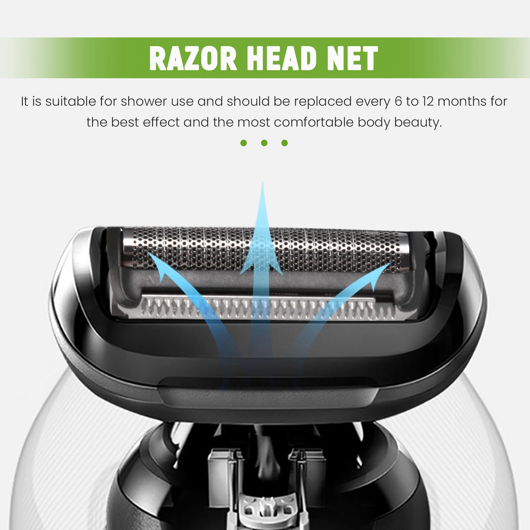 5 Pack Trimmer Shaver Head Foi - Body Trimmer ulasan dan harga