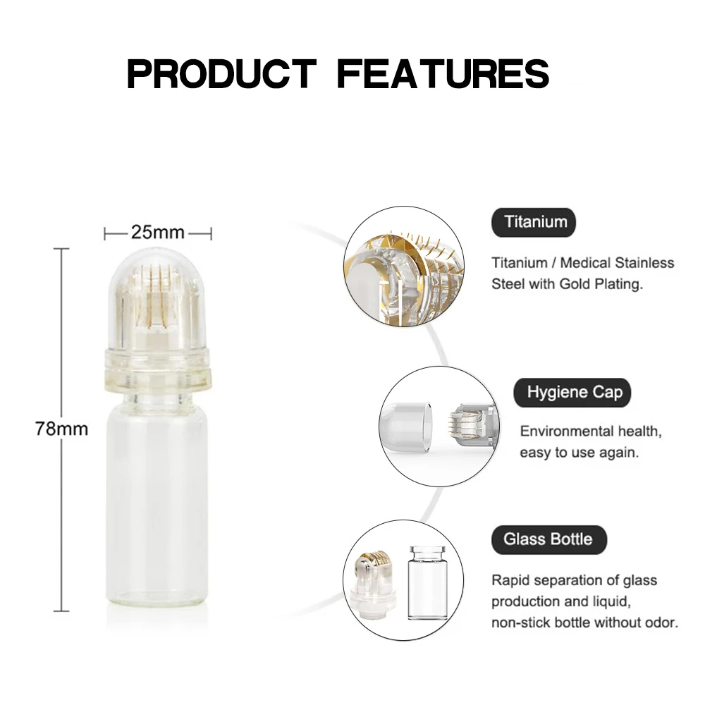 Hydra Derma Roller 64pin Micro - Beard Oil ulasan dan harga