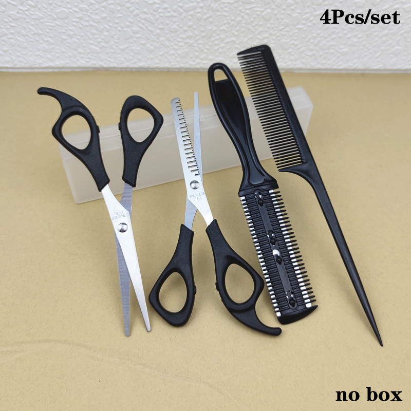 New【4PCS Hair Scissors Hairdre - Grooming Scissors ulasan dan harga