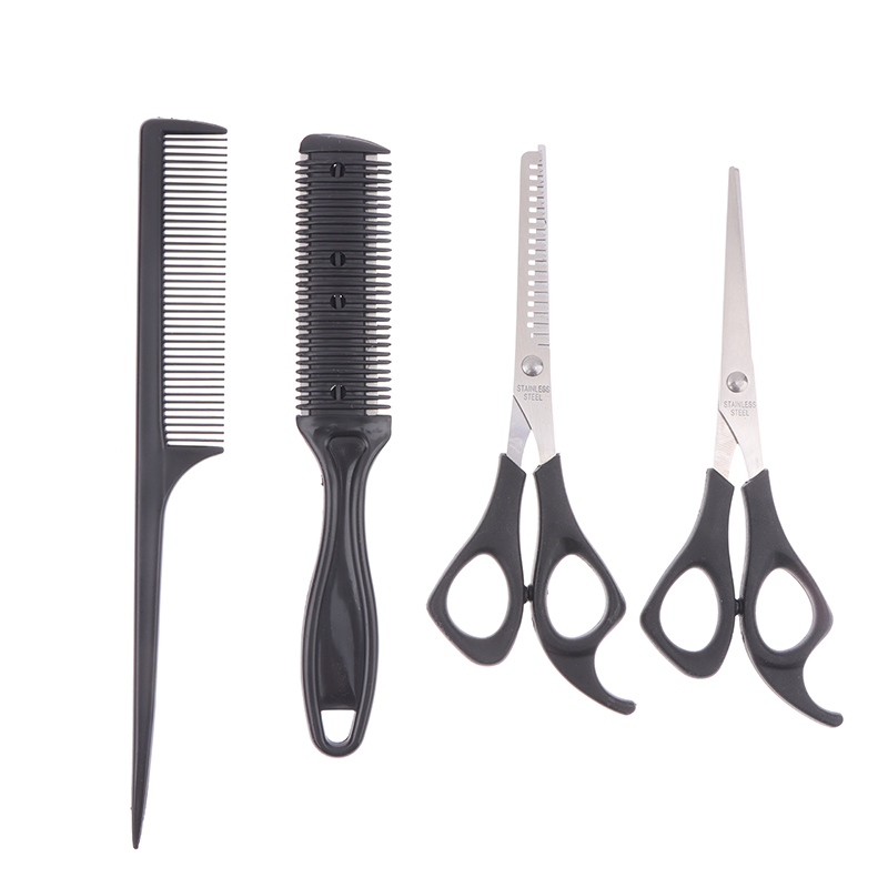 New【4PCS Hair Scissors Hairdre - Grooming Scissors ulasan dan harga