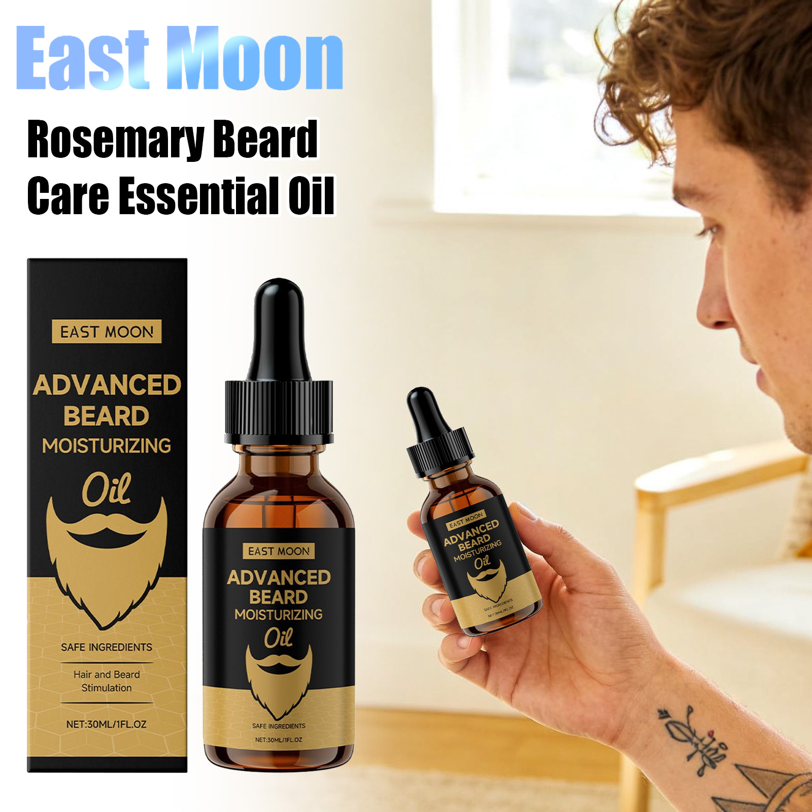 East Moon Rosemary Beard Softe - Beard Oil ulasan dan harga