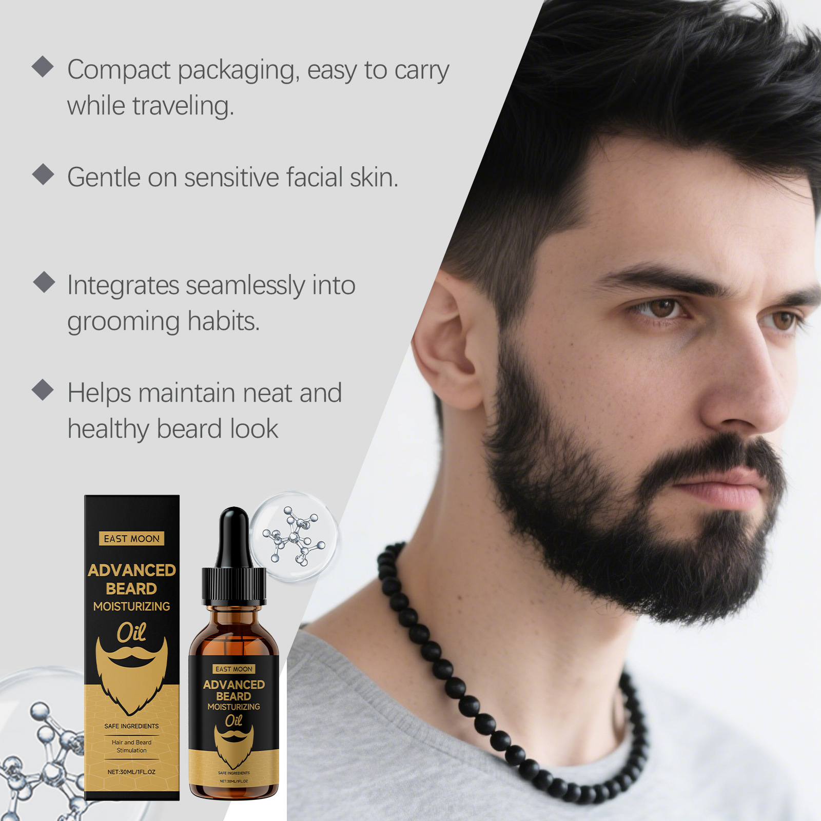 East Moon Rosemary Beard Softe - Beard Oil ulasan dan harga