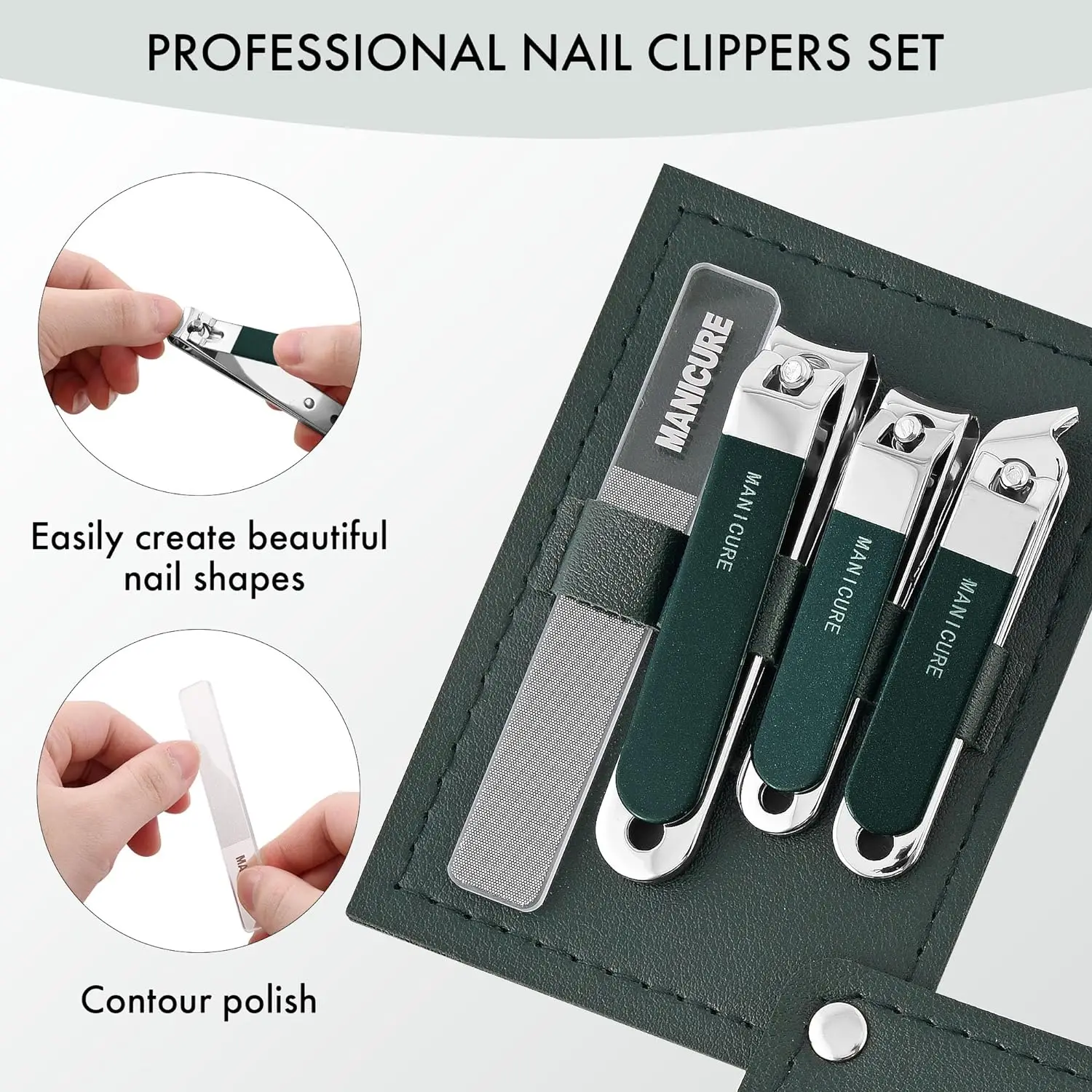 4 Pcs Men/Women Manicure Trave - Mens Grooming Travel Kit ulasan dan harga