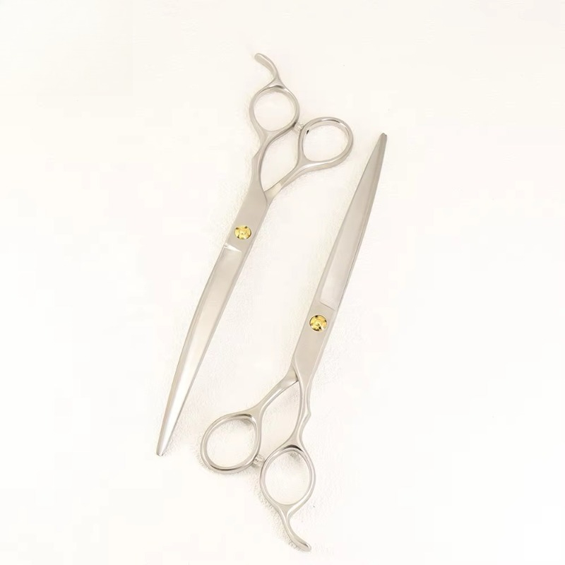 High Quality 7.5 Inch Curved P - Grooming Scissors ulasan dan harga