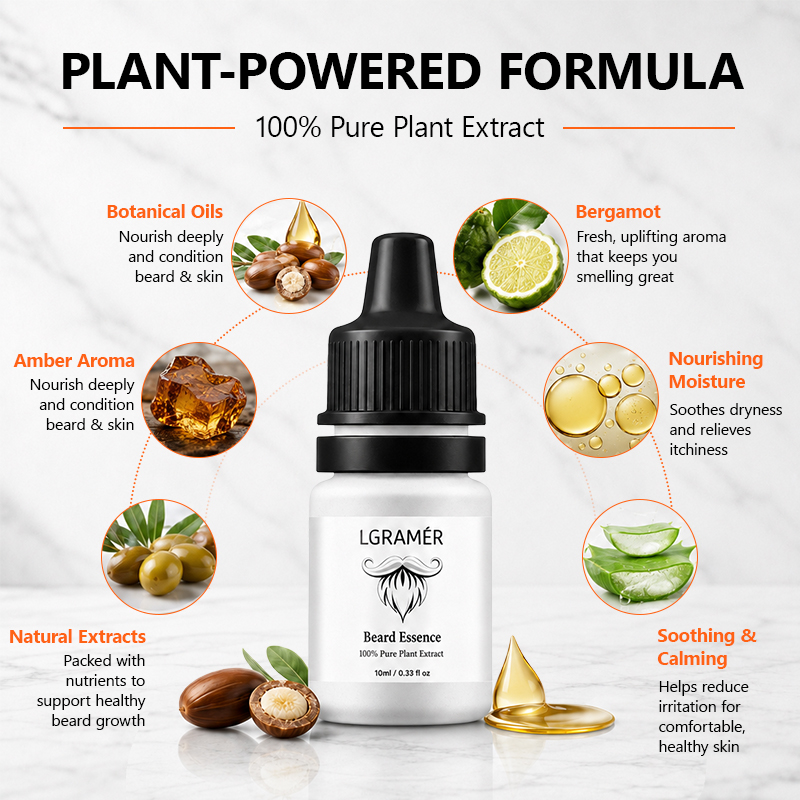 Men's Beard Growth Serum Nouri - Beard Oil ulasan dan harga