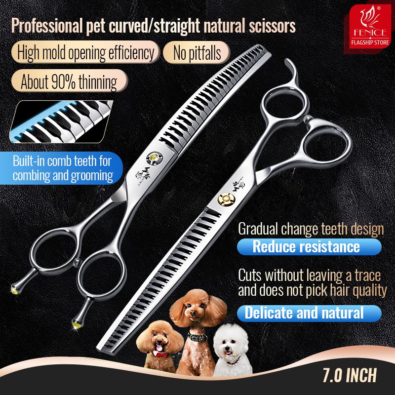 Fenice 7 inch VG10 Professiona - Grooming Scissors ulasan dan harga