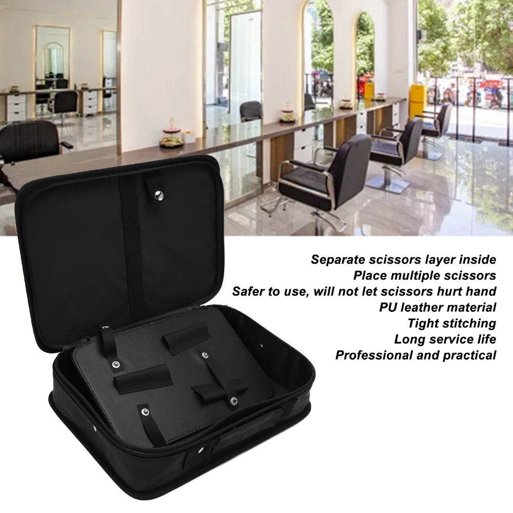 PU Barber Tool Bag Organized C - Grooming Kit ulasan dan harga