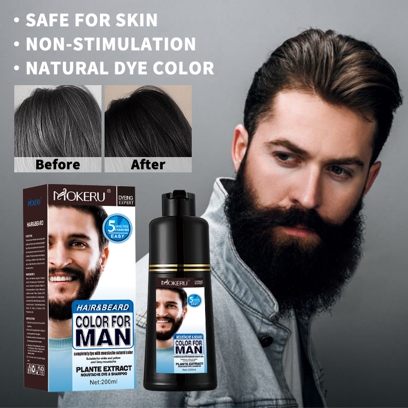 New Beard and Hair Dye Shampoo - Shaving Cream ulasan dan harga