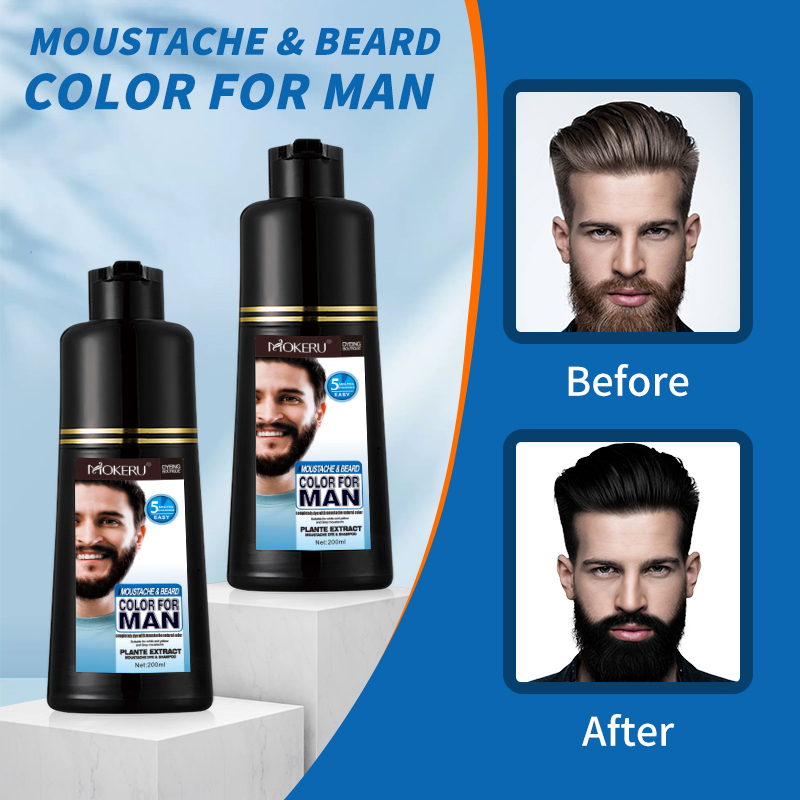 New Beard and Hair Dye Shampoo - Shaving Cream ulasan dan harga