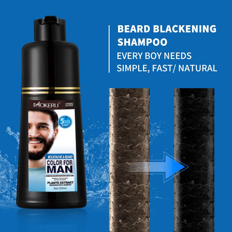 New Beard and Hair Dye Shampoo - Shaving Cream ulasan dan harga