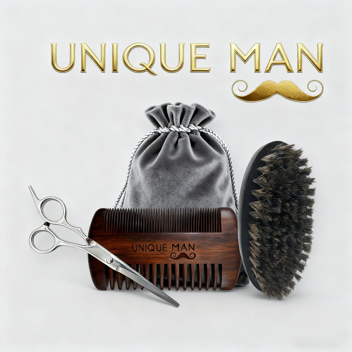 UNIQUE MAN Men's Beard Set, Bl - Grooming Kit ulasan dan harga