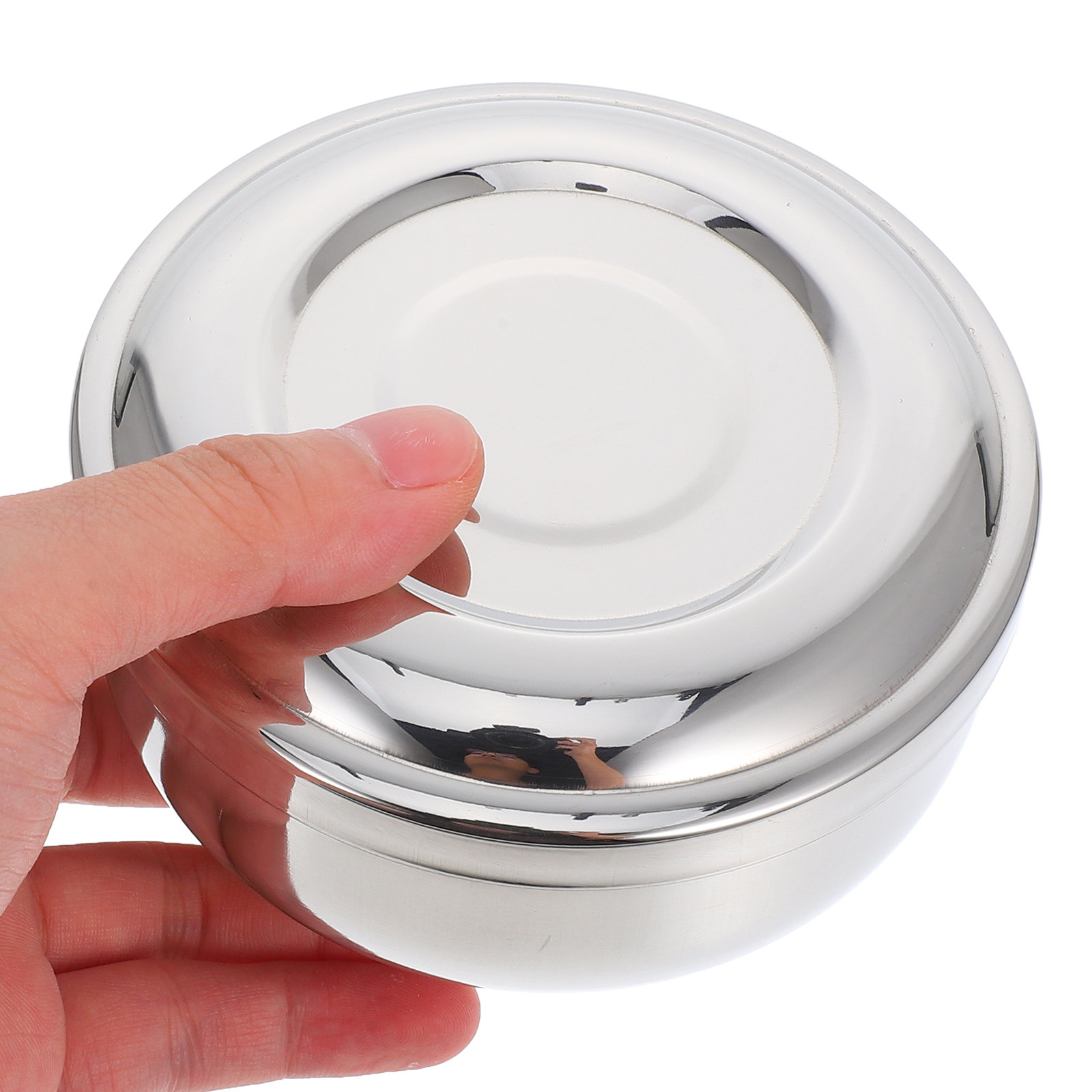 Metal Shaving Bowl with Lid Me - Mens Grooming Travel Kit ulasan dan harga