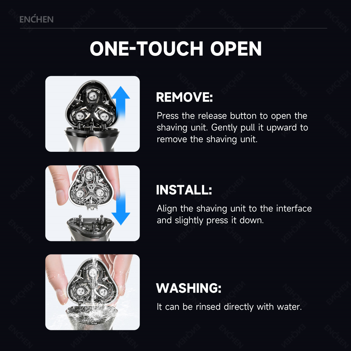 ENCHEN Blackstone's Replacemen - Electric Razor ulasan dan harga