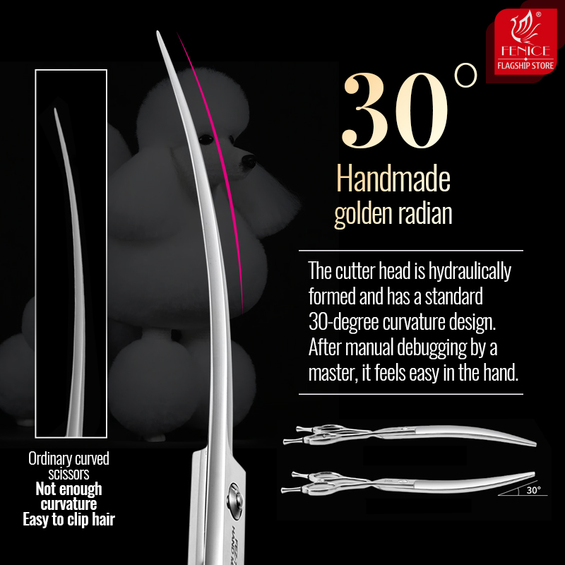 Fenice 6//6.5/7/7.5 Inch Profe - Grooming Scissors ulasan dan harga