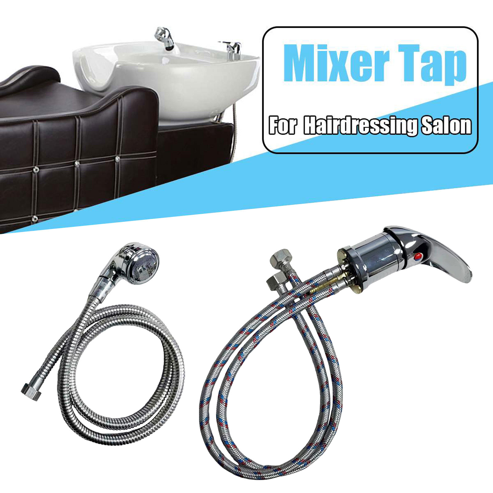 Shampoo Bowl Faucet Set with H - Grooming Kit ulasan dan harga