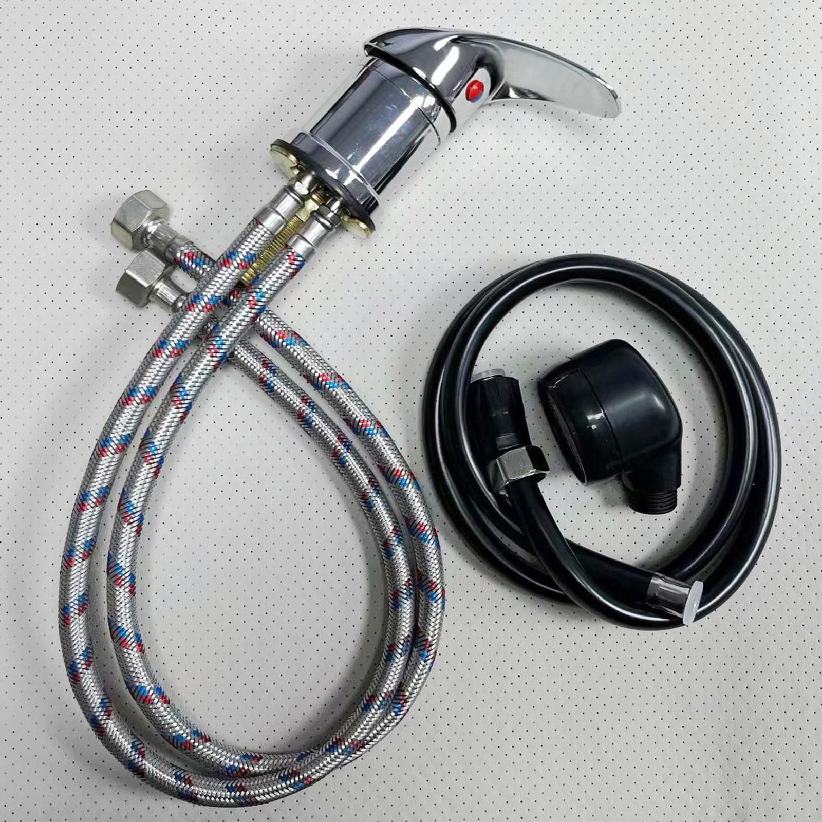 Shampoo Bowl Faucet Set with H - Grooming Kit ulasan dan harga