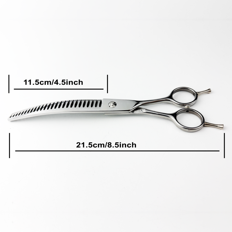 Wingsbro 8/7 Inches Dogs Curve - Grooming Scissors ulasan dan harga