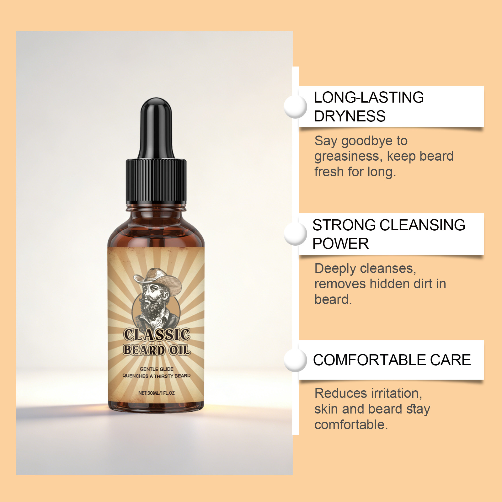 Beard Growth Care Essential Oi - Beard Oil ulasan dan harga